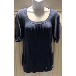 Knitted Navy Blue DKNY Ladies shirt